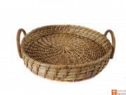 Cane Round Serving Tray for Kitchen Home Decor Gift Ideas Serving(#593) - Getkraft.com