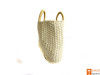 Trendy White and Beige Jute Handbag for Women(#608)-thumb-2