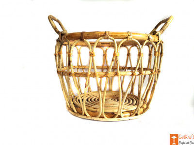 Multipurpose Cane Basket - Laundry Basket - Home Decor Basket(#610)-gallery-0