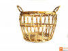 Multipurpose Cane Basket - Laundry Basket - Home Decor Basket(#610) - Getkraft.com