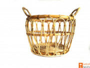 Multipurpose Cane Basket - Laundry Basket - Home Decor Basket(#610) - Getkraft.com