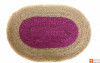 Jute Handmade Doormat (Pink and Natural Jute Color)(#642) - Getkraft.com