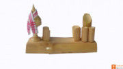 Pen Stand cum Card Holder (assamese xorai)(#665) - Getkraft.com