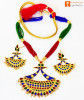 Gorgeous Lukaparo Set Assamese Designer Necklaces and Earrings(#723)-thumb-0