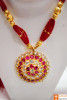 Traditional Jaapi Necklace Set from Assam(#739)-thumb-1