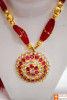 Traditional Jaapi Necklace Set from Assam(#739)-thumb-3