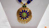 Ravishing Jaapi Necklace Earrings Set Assamese Designer Jewellery(#740)-thumb-2