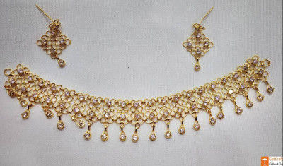 Stylish Designer Golpota Necklace Jewellery Set for Women(#741)-gallery-0