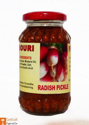 Muli or Mula Radish - Pickle 300g by Ms Gouri(#753)-gallery-0