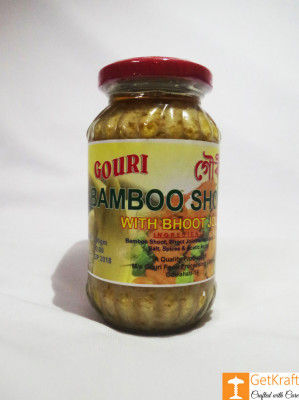 Bamboo Shoot Mixed with King Chilli Pickle 300g(#754)-gallery-0