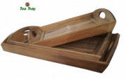 Bamboo Tea Trays Big - Medium - Small by DB Industries(#761) - Getkraft.com