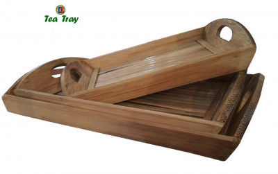 Bamboo Tea Trays Big - Medium - Small by DB Industries(#762)-gallery-0