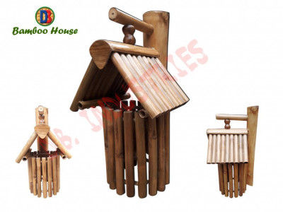 Bamboo House made in Assam Home Decor Bamboo Craftwork(#768)-gallery-0