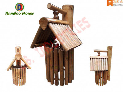 Bamboo House made in Assam Home Decor Bamboo Craftwork(#769)-gallery-0