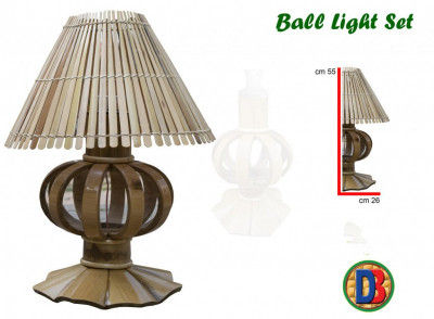 Bamboo Designer Table Lampshade by DB(#772)-gallery-0