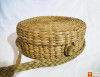 Natural Straw Stylish Handmade Round Sling Bag(#785)-thumb-0