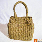 Medium Natural Straw Water Reed Handbag for Women(#794) - Getkraft.com