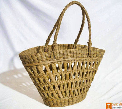 Natural Straw Tote Picnic Bag(#796)-gallery-0