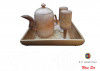 Charming Bamboo Wine Set of 1 Pot 2 Glasses(#801)-thumb-0