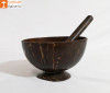 Stylish Coconut Shell Handmade Bowl(#808)-thumb-3