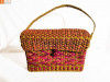 Natural Straw Water Reed Grass Bag Purse(#847)-thumb-0