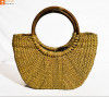 Natural Straw Mini U-Bag for Women(#848)-thumb-0