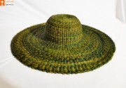 Natural Straw Trendy Round Hat(#850) - Getkraft.com