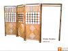 3 Panel Bamboo Wall Partition for Home Office Use(#861) - Getkraft.com