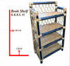 Bamboo book shelf book keeping rack(#877) - Getkraft.com