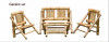 Bamboo Foldable Outdoor Chair Set(#885)-thumb-0