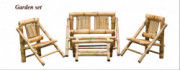 Bamboo Foldable Outdoor Chair Set(#885) - Getkraft.com