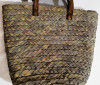 Stylish Handbag made of Palm Leaves(#899)-thumb-1