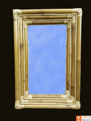 Simple Stylish Bamboo Mirror(#916)-gallery-0