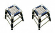 Pair of Bamboo Stools(#917) - Getkraft.com