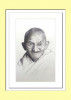 Mahatma Gandhi Pencil Sketch Poster(#931) - Getkraft.com