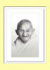 Mahatma Gandhi Pencil Sketch Poster(#932) - Getkraft.com