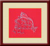 Handcrafted Home Decor Wooden Frame Poster Portrait of Radha Krishna(#945) - Getkraft.com