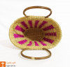 Natural Straw Multicolored Handbag(#948)-thumb-2