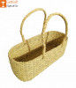 Kauna Water Reed Picnic cum Shopping Basket(#958)-thumb-1