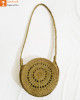 Natural Straw Round Stylish Sling Bag for Women(#962) - Getkraft.com