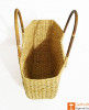 Natural Straw U-Shaped Fancy Handbag with Long Handles(#967)-thumb-1