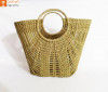Natural Straw Oval Zally Handbag(#973) - Getkraft.com