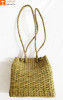 Natural Straw Grass Handmade Picnic Bag with Long Handle(#976) - Getkraft.com