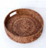 Round Rattan Serving Tray(#985) - Getkraft.com