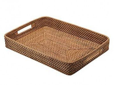 Rattan Serving Tray(#986)-gallery-0