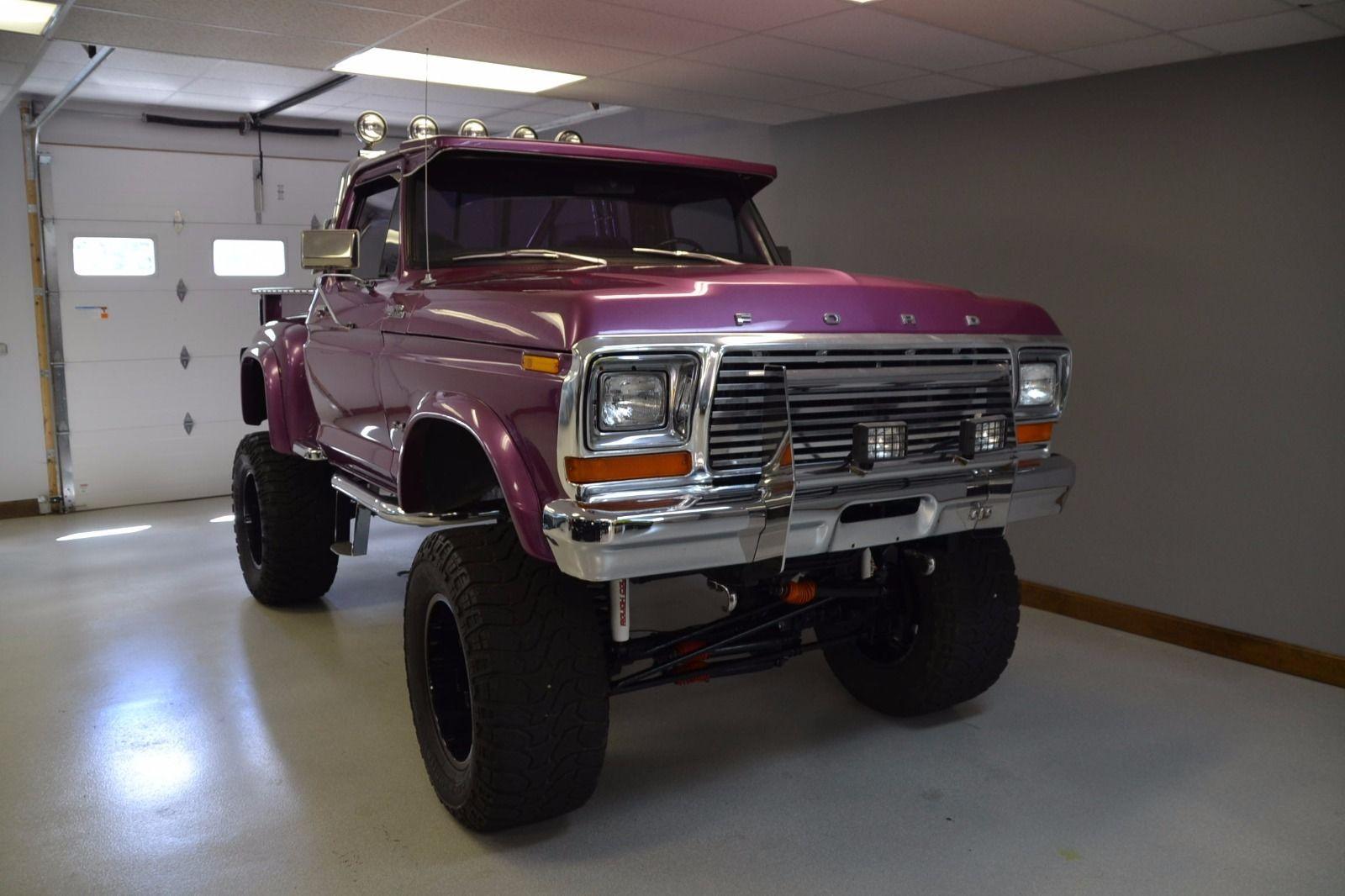 lifted 1979 Ford F 150 Ranger Lariat pickup custom for sale. one of a kind 1979...