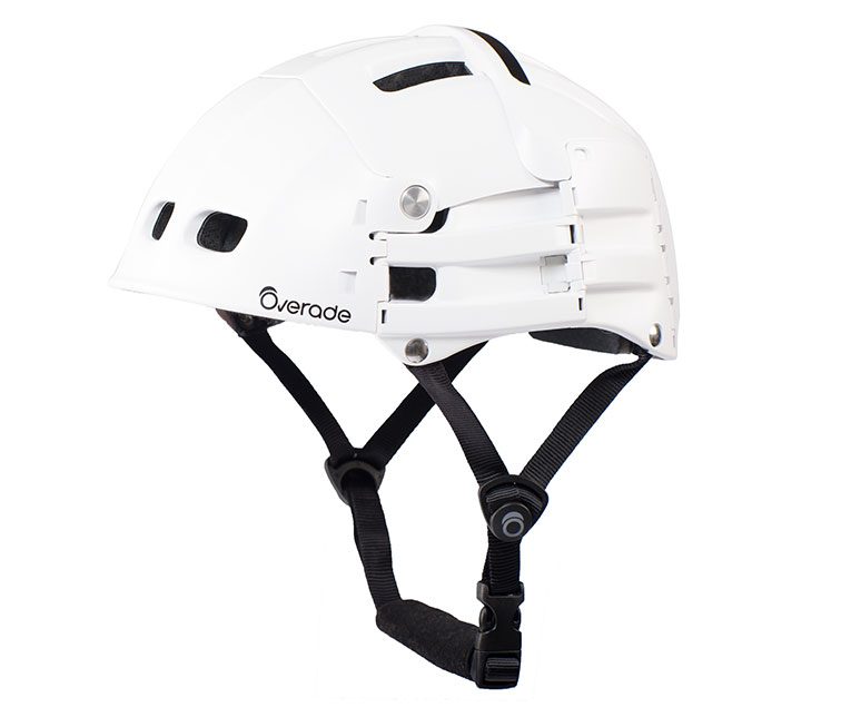 Overade Plixi folding bicycle helmet A helmet handy to bring anywhere