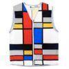 Hey Reflecto Long Vest Mondrian