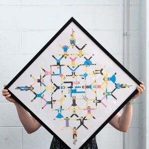 100 Copies 'Together We Ride' Bicycle Print