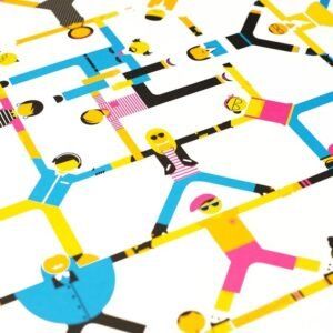 Alternative view of 100 Copies 'Together We Ride' Bicycle Print